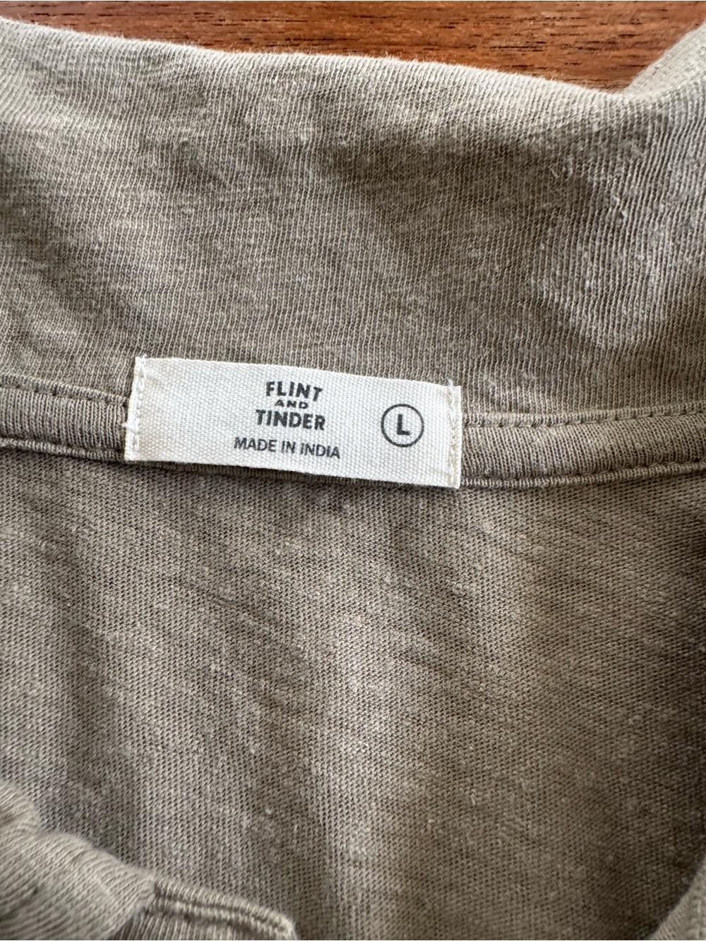 Flint and Tender Sage Cotton/Hemp Polo - Picture 5 of 6